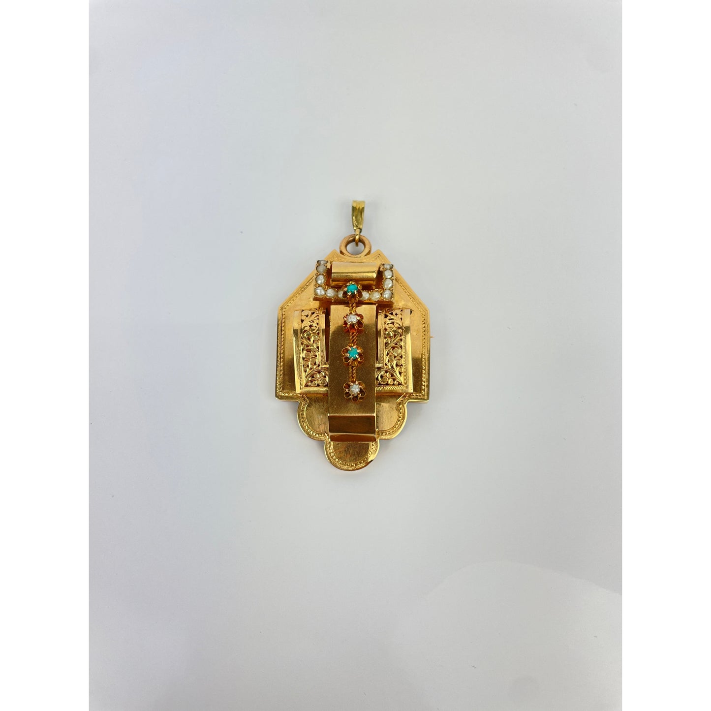 Victorian 14k Gold Pendant