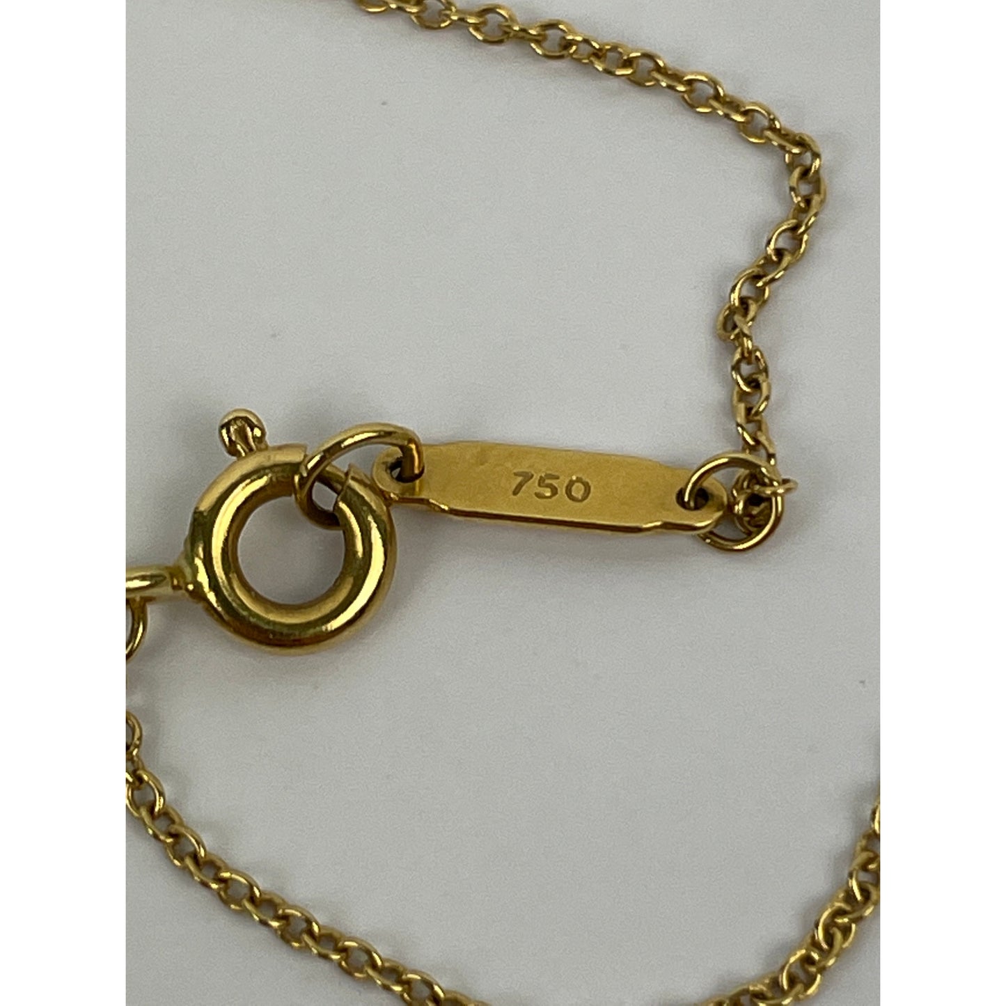 Tiffany & Co. 18k Gold Key Necklace