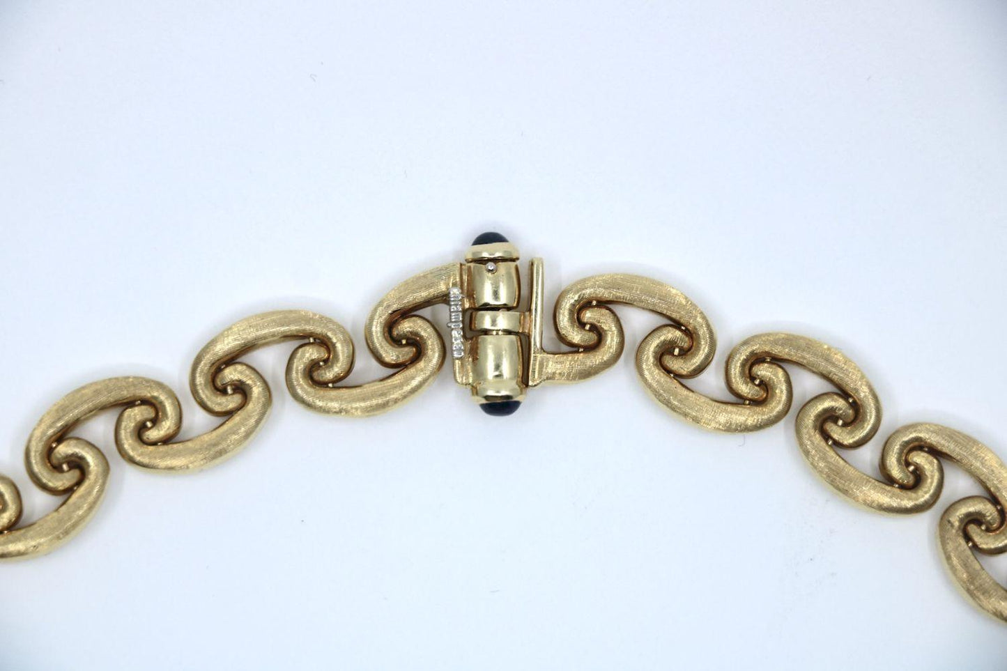Vintage Chiampesan 18K Gold Mariner Chain Necklace