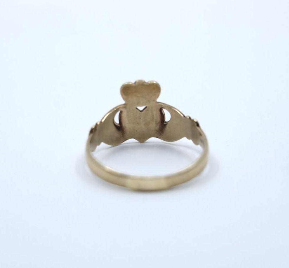 Antique 9K Gold Heart Shape Ring