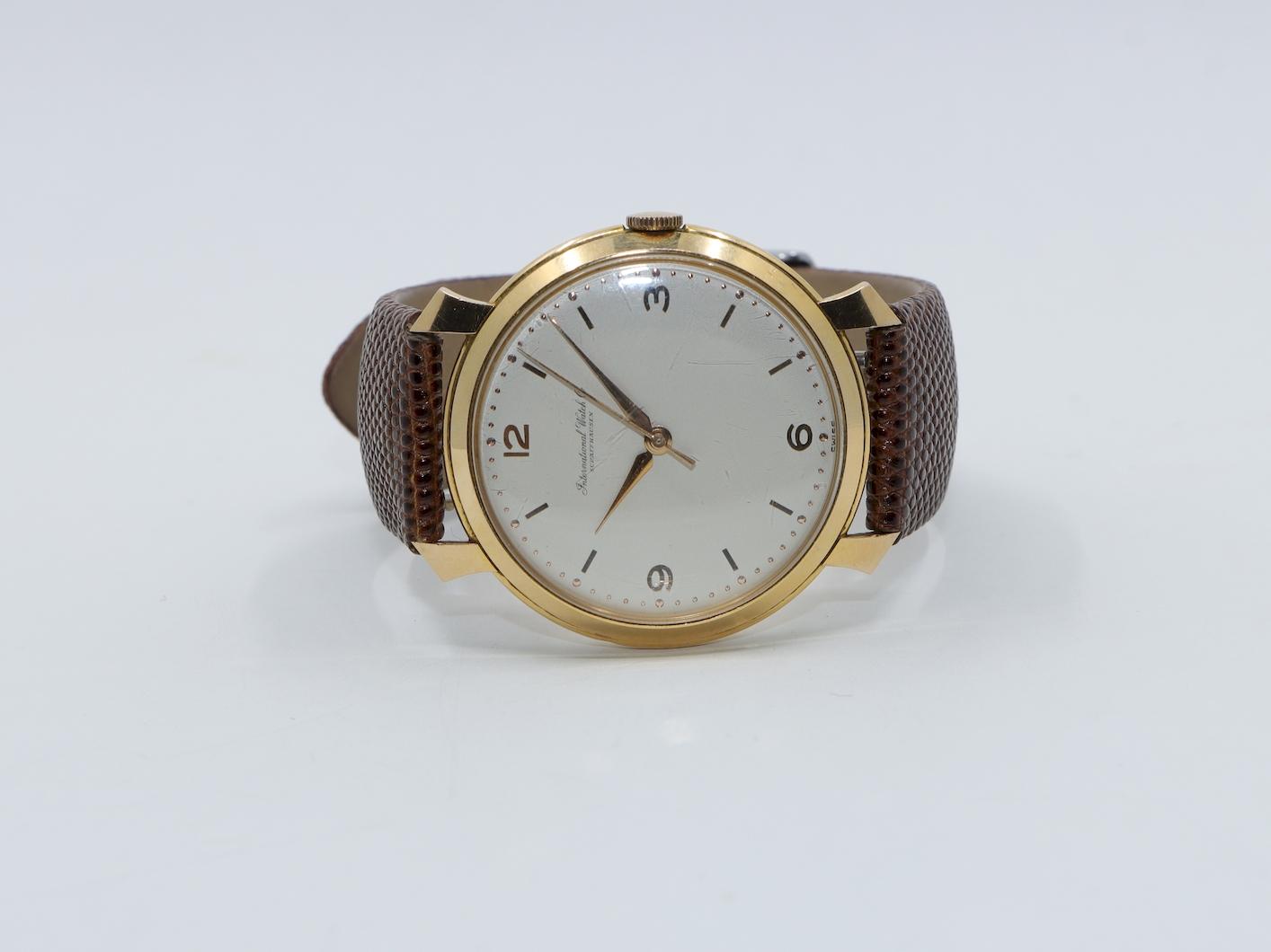 Vintage 18K Gold IWC Schaffhausen Watch