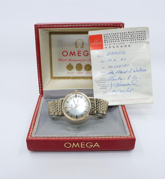 1965's Omega Seamaster DeVille 14K Gold Filled Watch