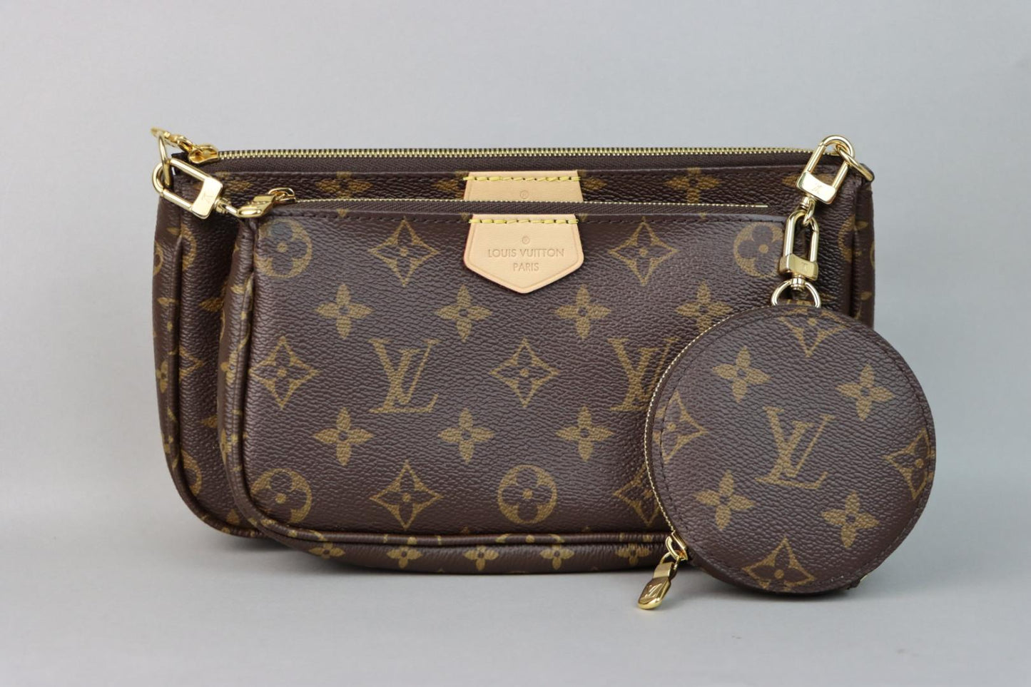 Louis Vuitton Multi Pochette Accessoires Monogram Kaki