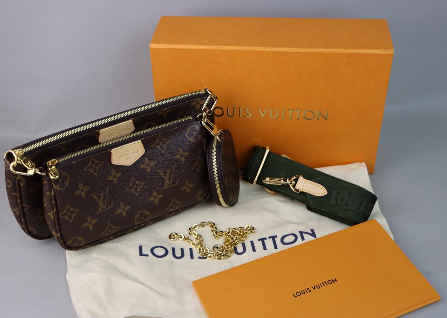 Louis Vuitton Multi Pochette Accessoires Monogram Kaki